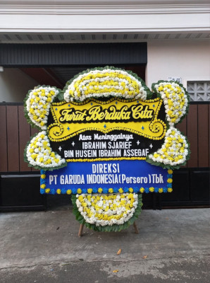Papan Bunga Duka di Sumurrejo