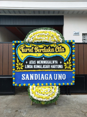 Papan Bunga Duka di Sumurrejo